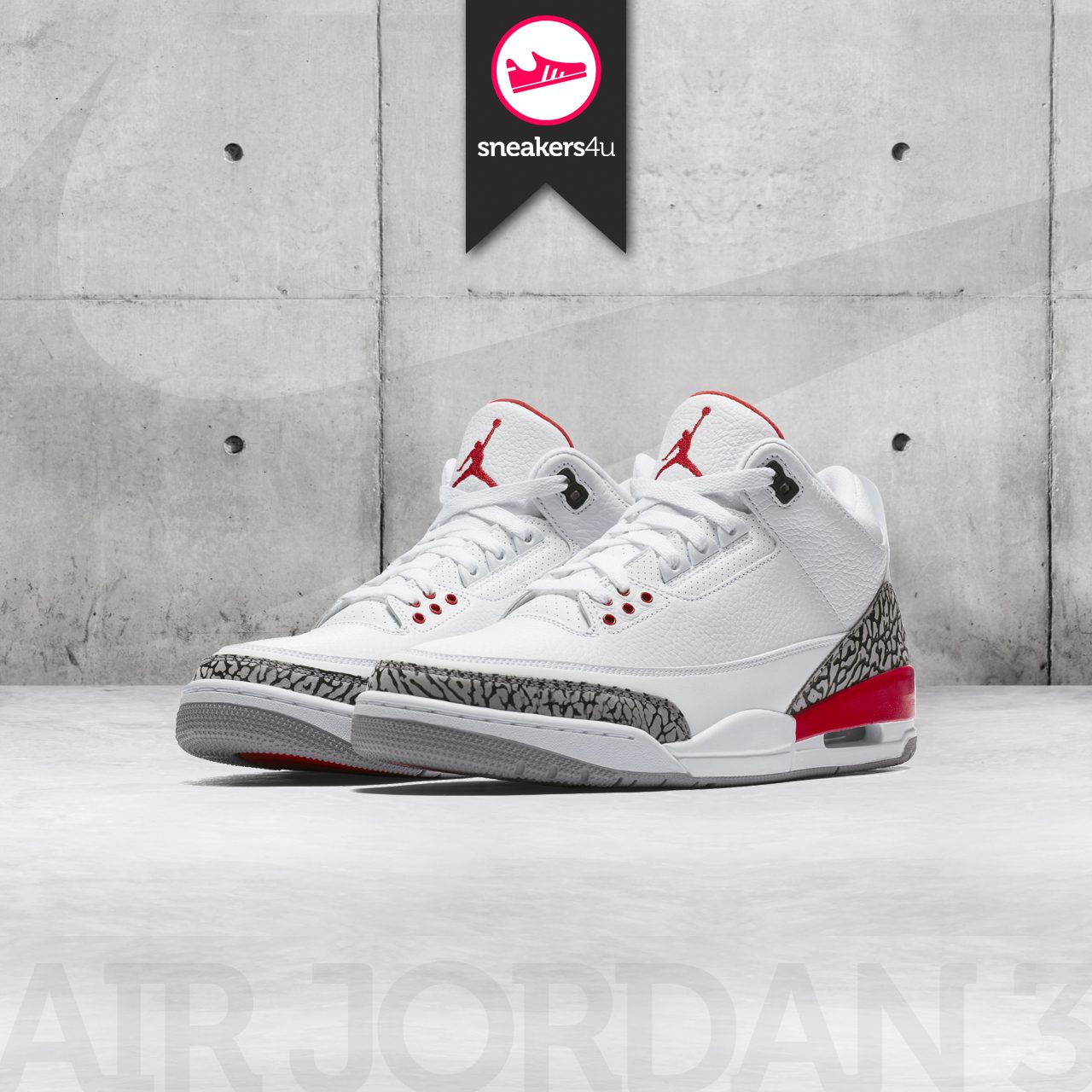 De Air Jordan 3 Retro 'Katrina' is terug | Sneakers4u