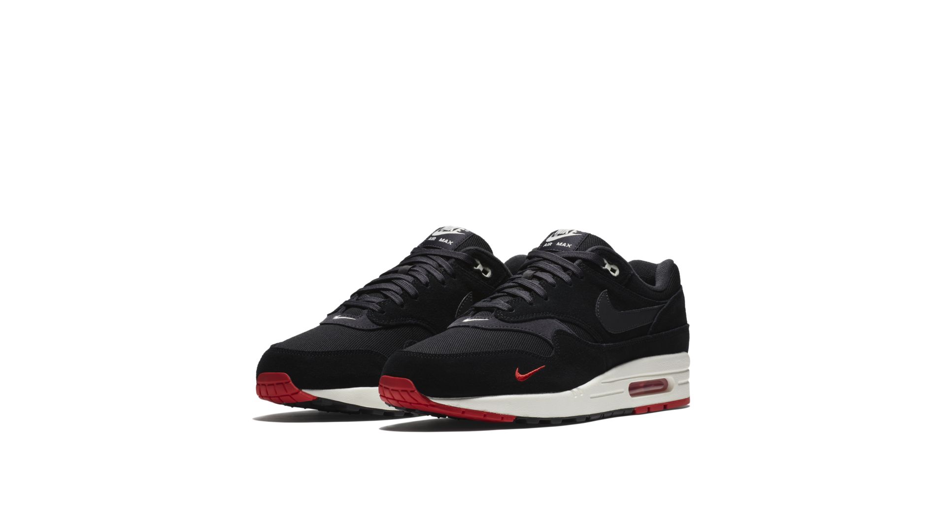 Nike Air Max 1 Premium Mini Swoosh Bred (875844-007) | Sneakers4u