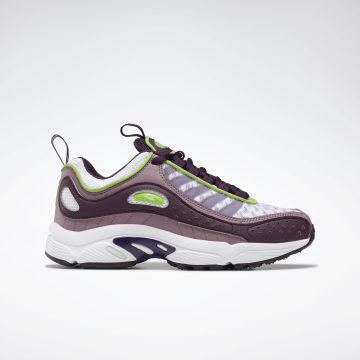 Reebok Daytona DMX II Schoenen White / Semi Solar Green / Eggplant
