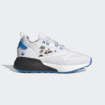 adidas ZX 2K BOOST J Cloud White / Scarlet / Core Black (G55568)