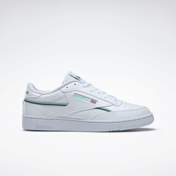 Reebok Club C 85 Vegan Schoenen Cloud White / Hint Mint / Midnight Pine