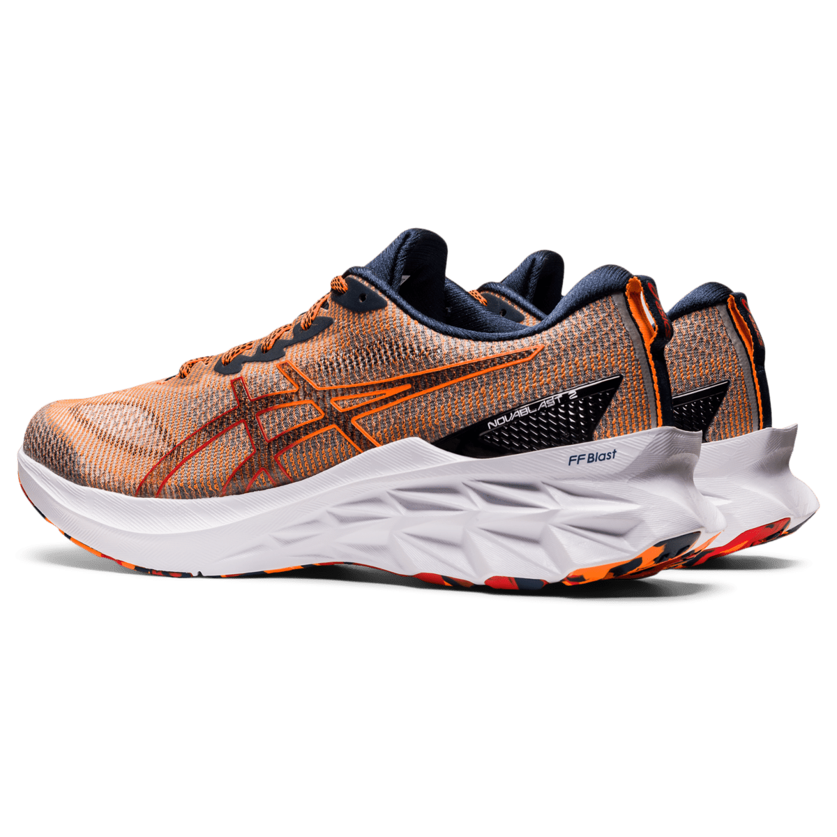 asics novablast orange pop