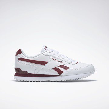 Reebok Royal Glide Ripple Clip White / Collegiate Burgundy