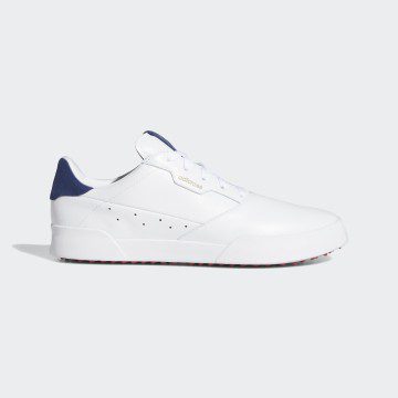 adidas Adicross Retro Golfschoenen Cloud White / Silver Metallic / Tech Indigo (EE9164)