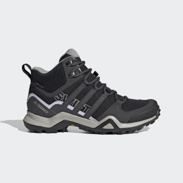 adidas Terrex Swift R2 Mid GORE-TEX Hiking Core Black / Dgh Solid Grey / Purple Tint (EF3357)