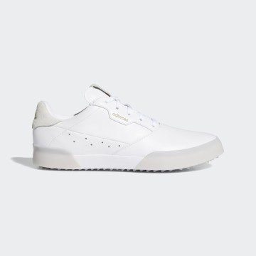 adidas Adicross Retro Golfschoenen Cloud White / Gold Metallic / Crystal White (EG9059)