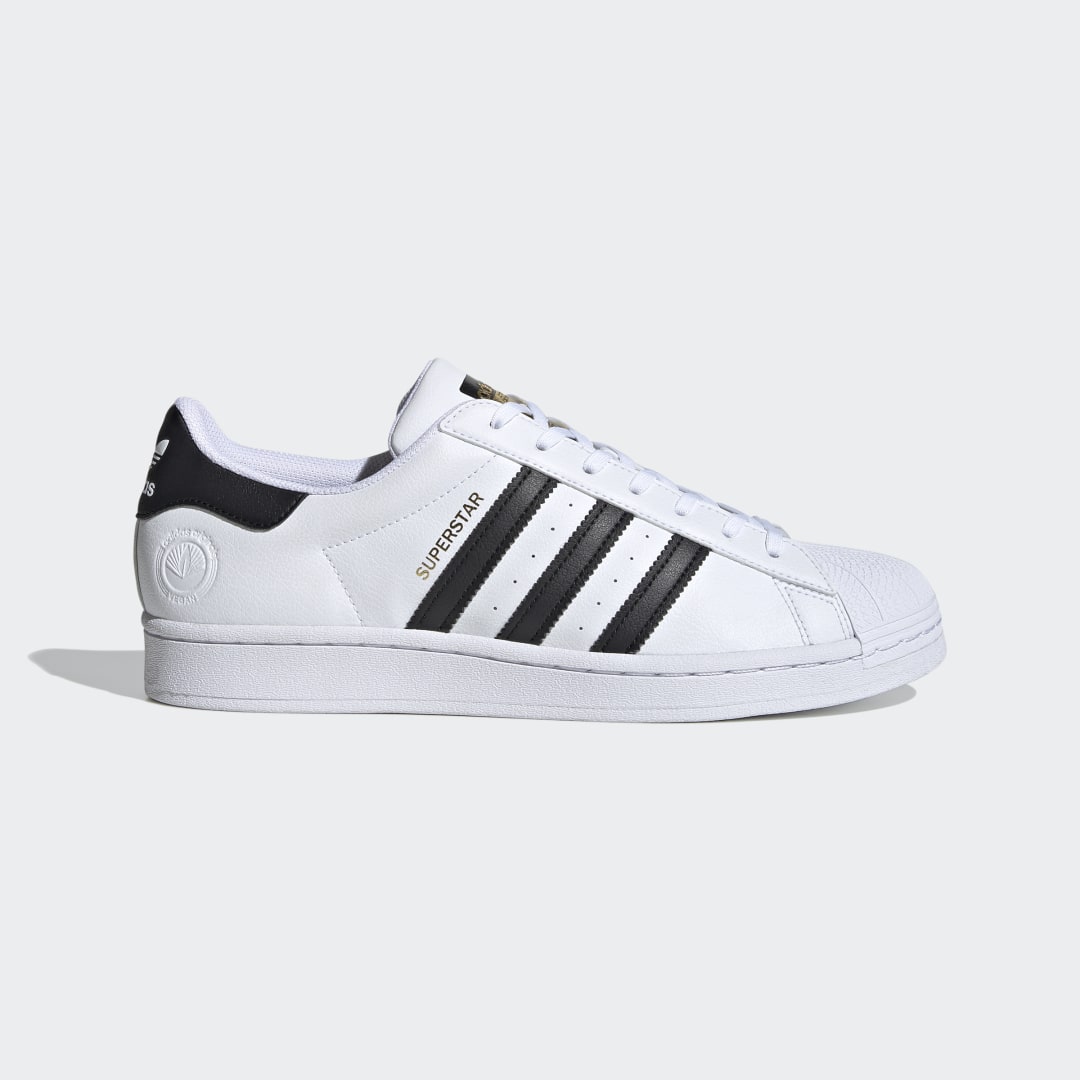adidas Superstar Vegan Cloud White / Core Black / Green (FW2295)