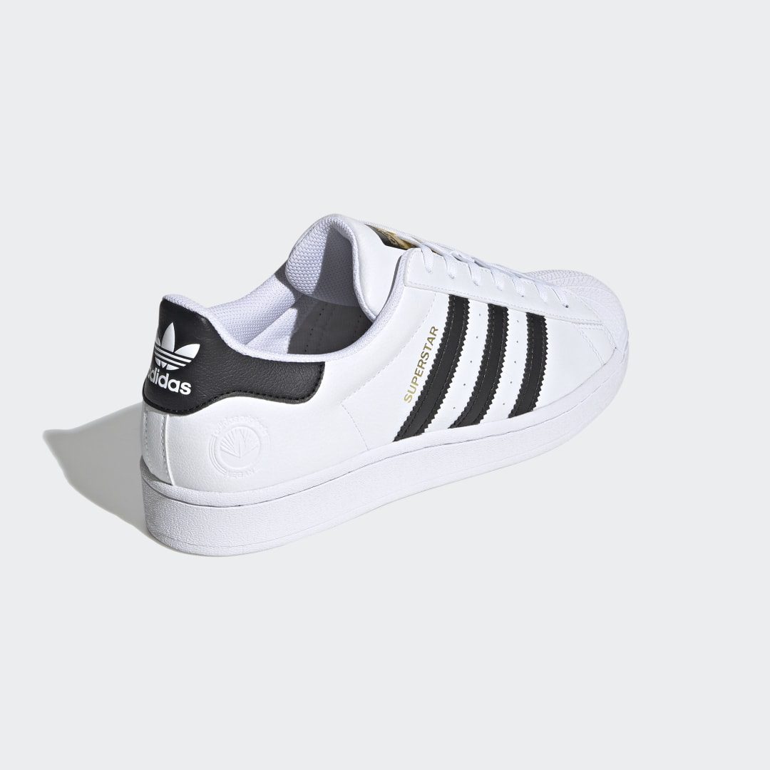 adidas Superstar Vegan Cloud White / Core Black / Green (FW2295)