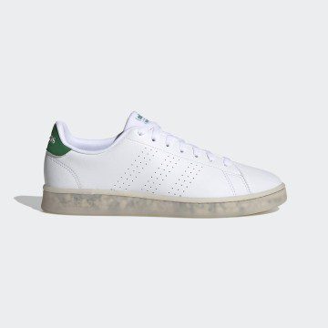 adidas Advantage Eco Cloud White / Cloud White / Green (FY9679)
