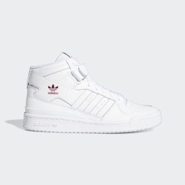 adidas Forum Mid Cloud White / Cloud White / Shock Pink (G57984)