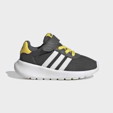 adidas Lite Racer 3.0 Grey Five / Cloud White / Impact Yellow (GW1573)