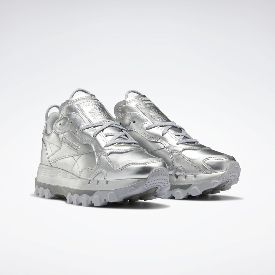 Reebok Cardi B Classic Leather Schoenen Silver Metallic / Silver Metallic / Pewter