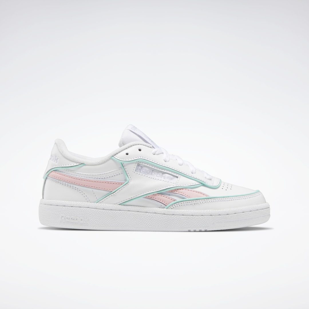 Reebok Club C Revenge Schoenen Cloud White / Pink Glow / Pixel Mint