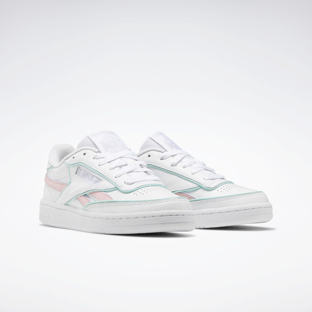 Reebok Club C Revenge Schoenen Cloud White / Pink Glow / Pixel Mint
