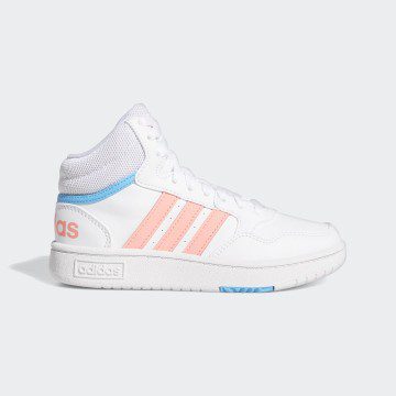 adidas Hoops Mid Cloud White / Acid Red / Sky Rush (GW6110)
