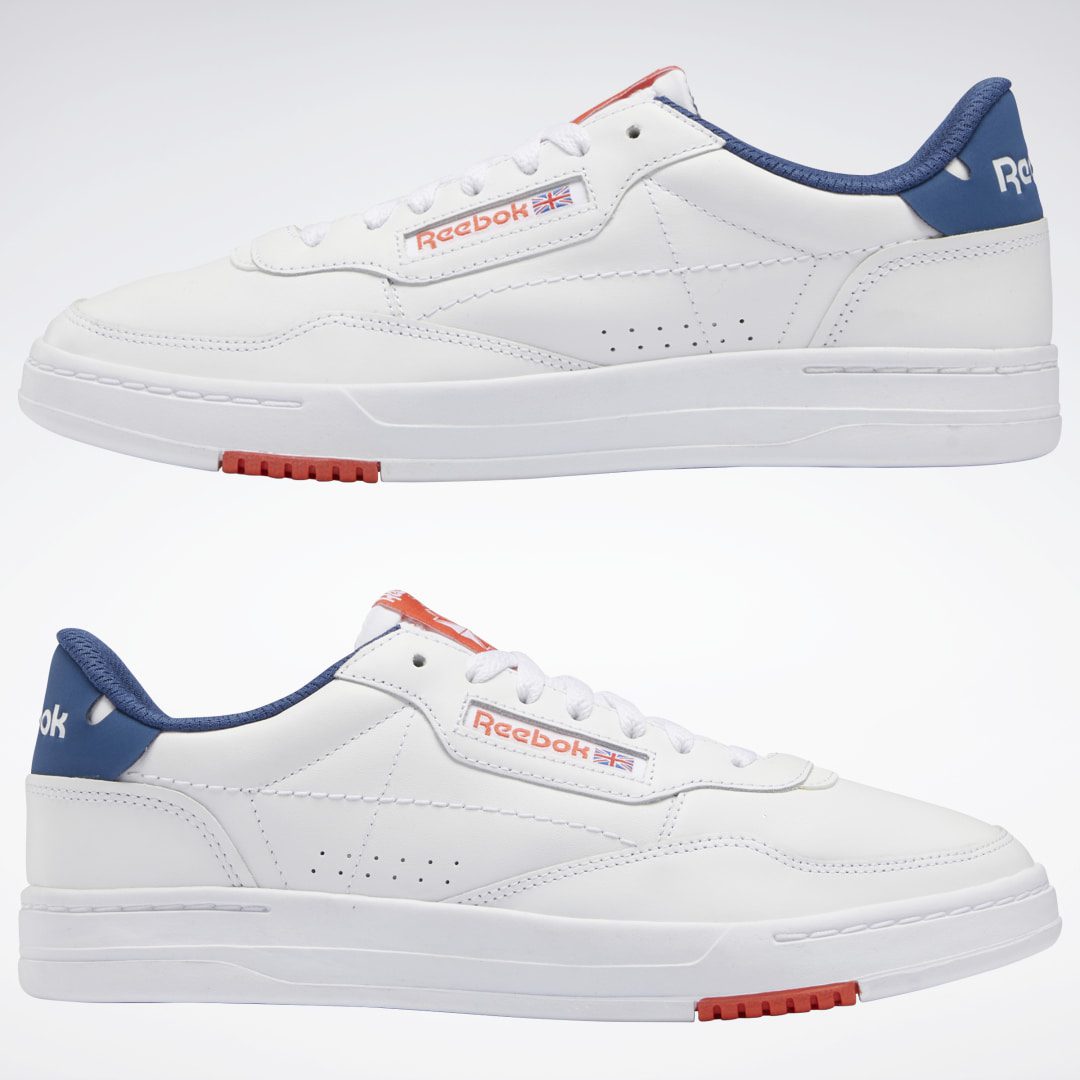 Reebok Court Peak Schoenen Cloud White / Dynamic Red / Batik Blue