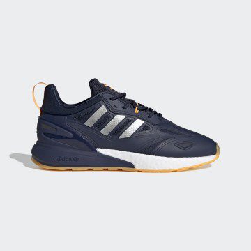 adidas ZX 2K BOOST 2.0 Night Indigo / Silver Metallic / Flash Orange (GW8240)