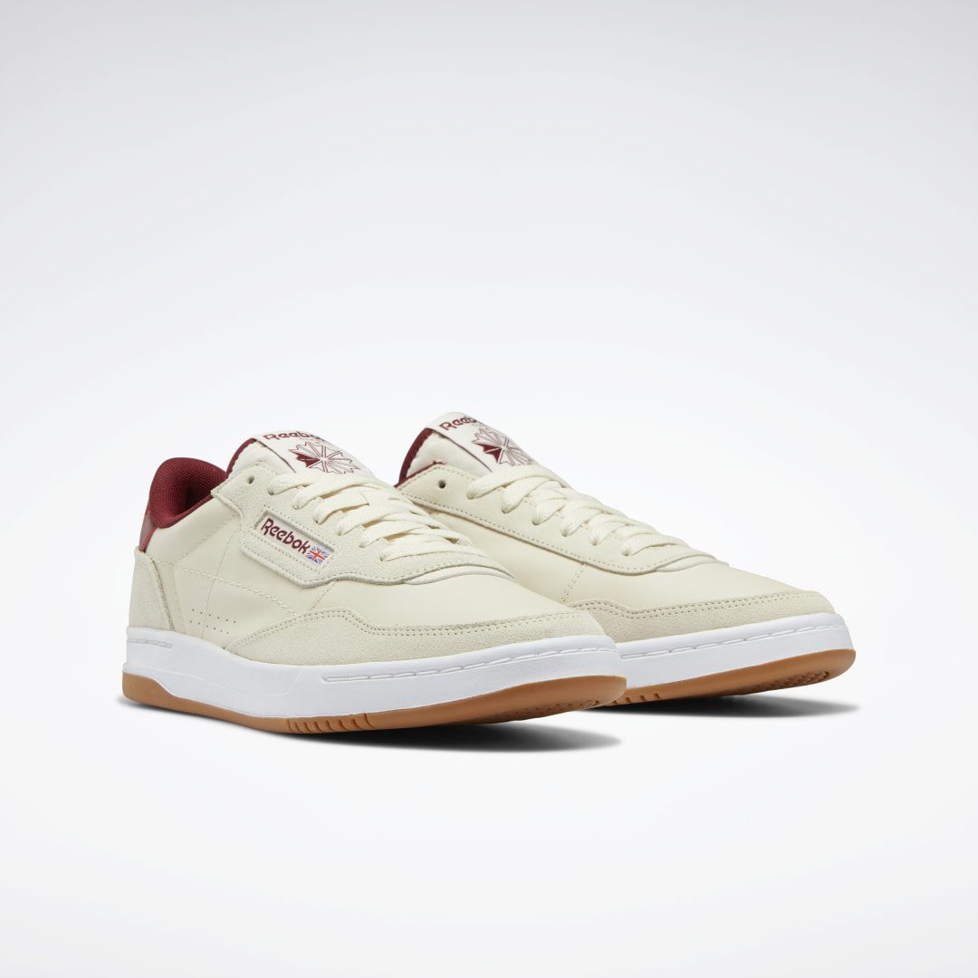 Reebok Court Peak Schoenen Alabaster / Classic Burgundy / Alabaster