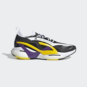 adidas adidas by Stella McCartney Solarglide Running Core Black / Active Purple / Shock Yellow (GX9858)