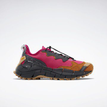 Reebok THE FLINTSTONES Zig Kinetica II Edge Schoenen Pursuit Pink / Pure Grey 8 / Brown Malt