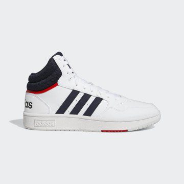 adidas Hoops 3.0 Mid Classic Vintage Cloud White / Legend Ink / Vivid Red (GY5543)