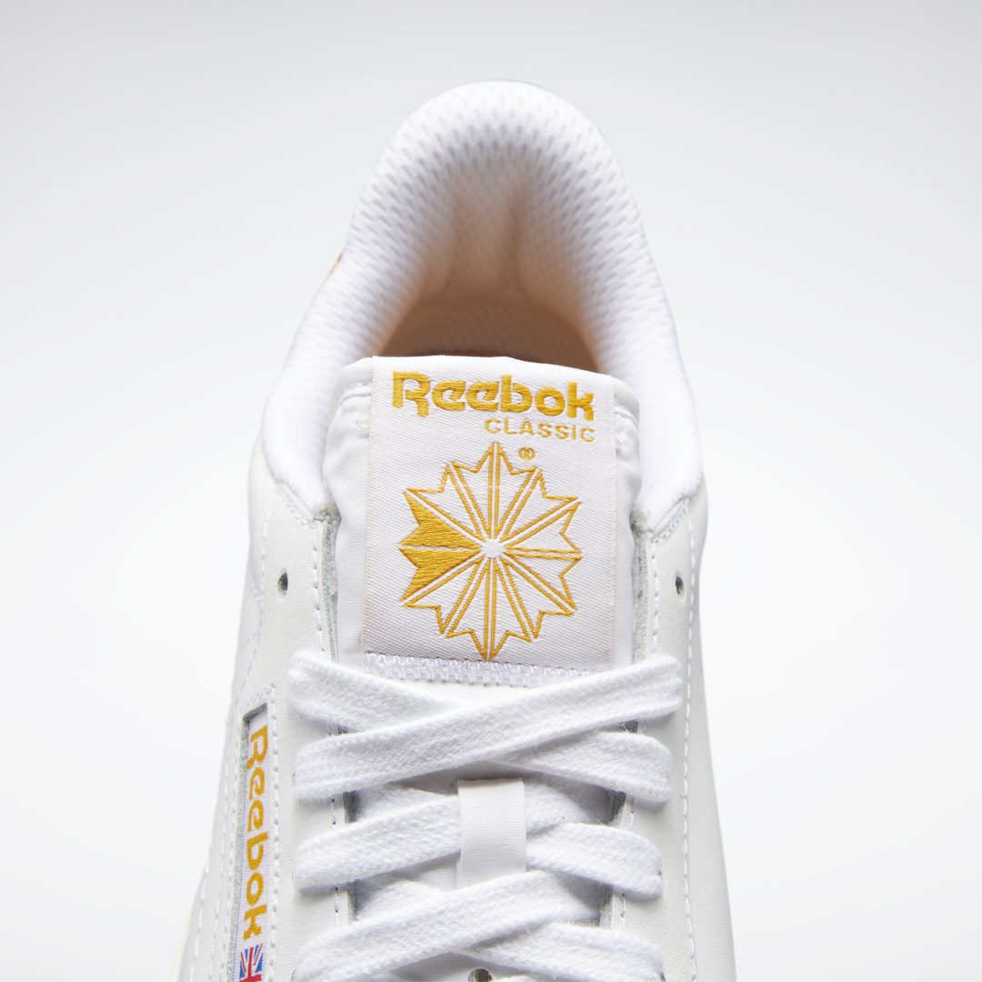 Reebok Court Peak Schoenen Cloud White / Chalk / Bright Ochre
