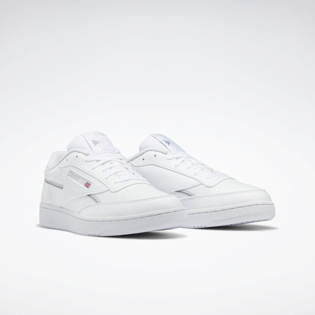 Reebok Club C 85 Vegan Schoenen Cloud White / Pure Grey 2 / Pure Grey 4
