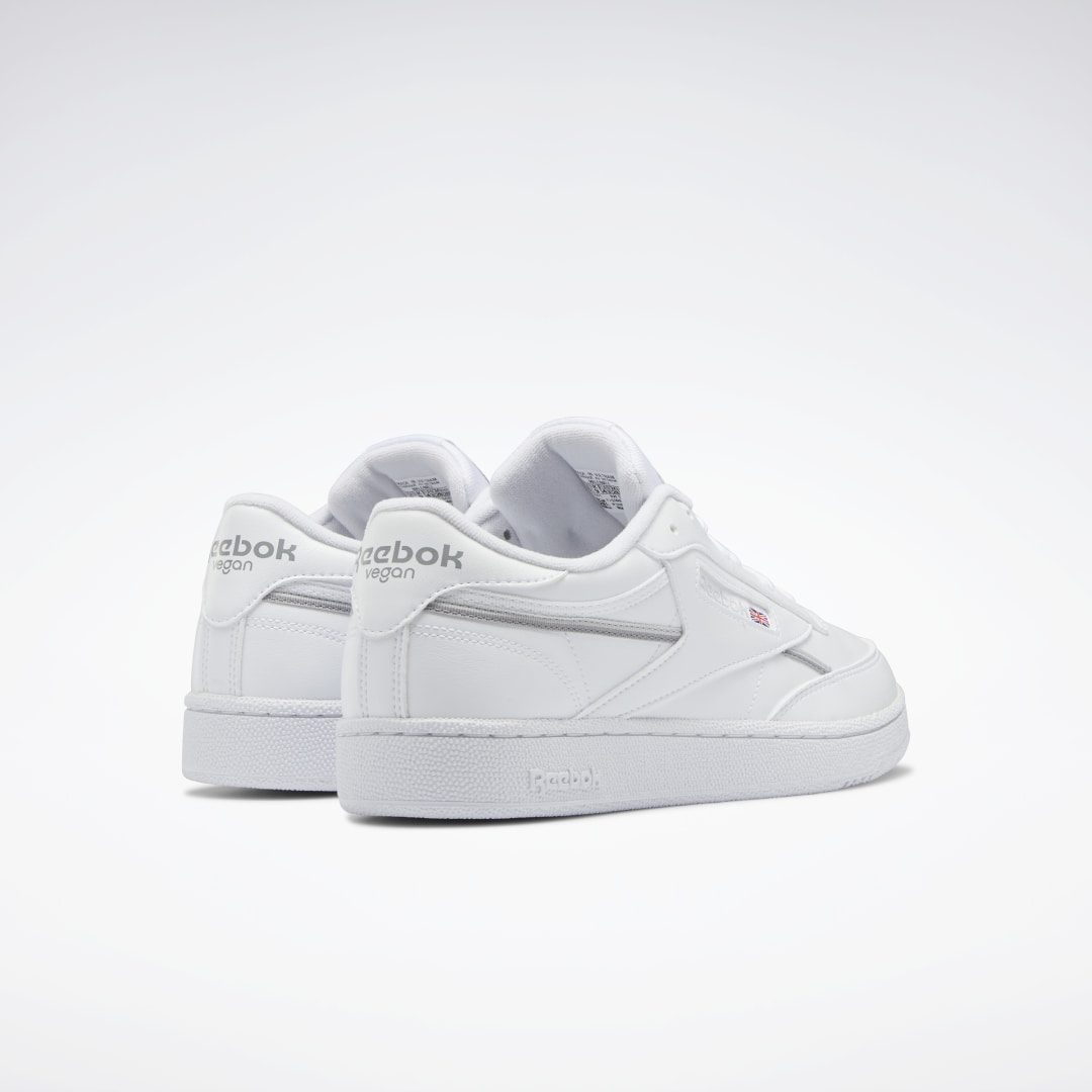 Reebok Club C 85 Vegan Schoenen Cloud White / Pure Grey 2 / Pure Grey 4