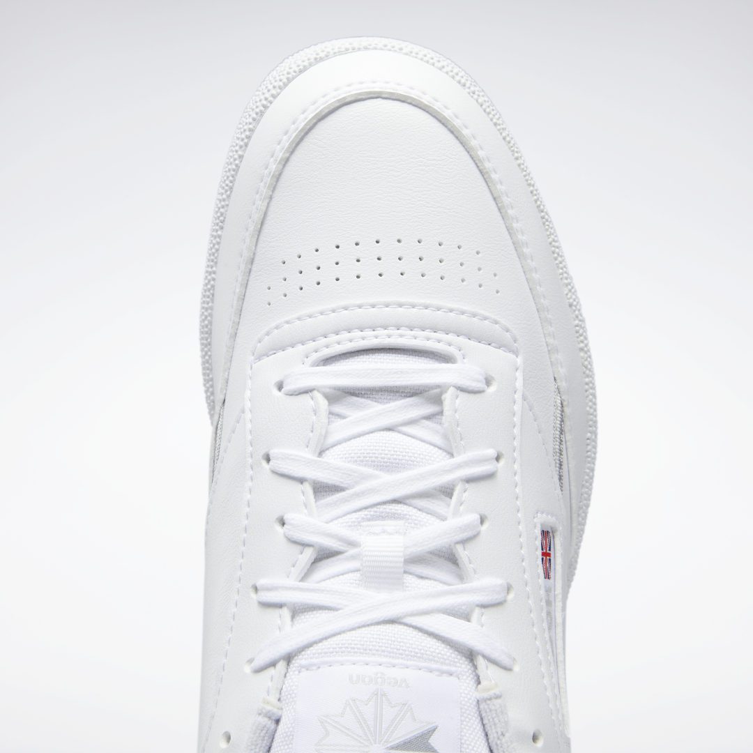 Reebok Club C 85 Vegan Schoenen Cloud White / Pure Grey 2 / Pure Grey 4