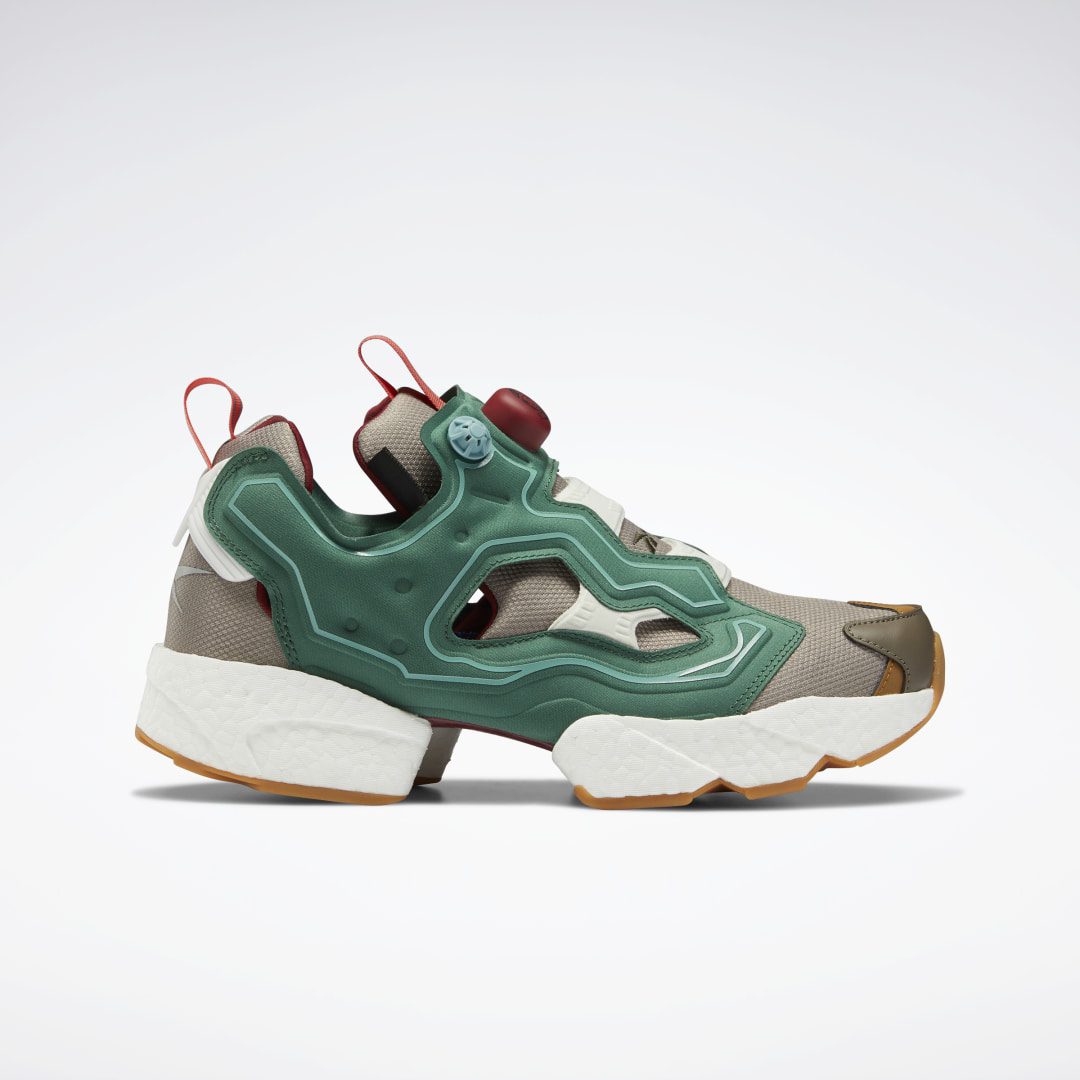 Reebok Billionaire Boys Club Instapump Fury BOOST Schoenen Pine Green / Boulder Grey / Triathalon Red