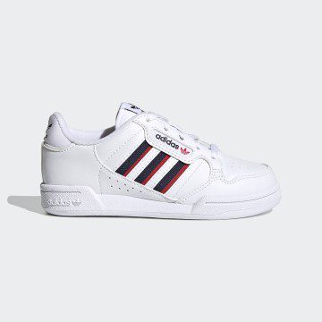 adidas Continental 80 Stripes Cloud White / Collegiate Navy / Vivid Red (S42611)