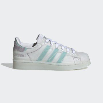 adidas Superstar Futureshell Cloud White / Acid Mint / Rich Mauve (S42623)