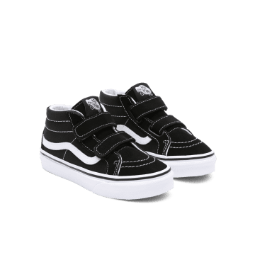 VANS Sk8-mid Reissue Velcro Kinderschoenen Zwart (VN00018T6BT)