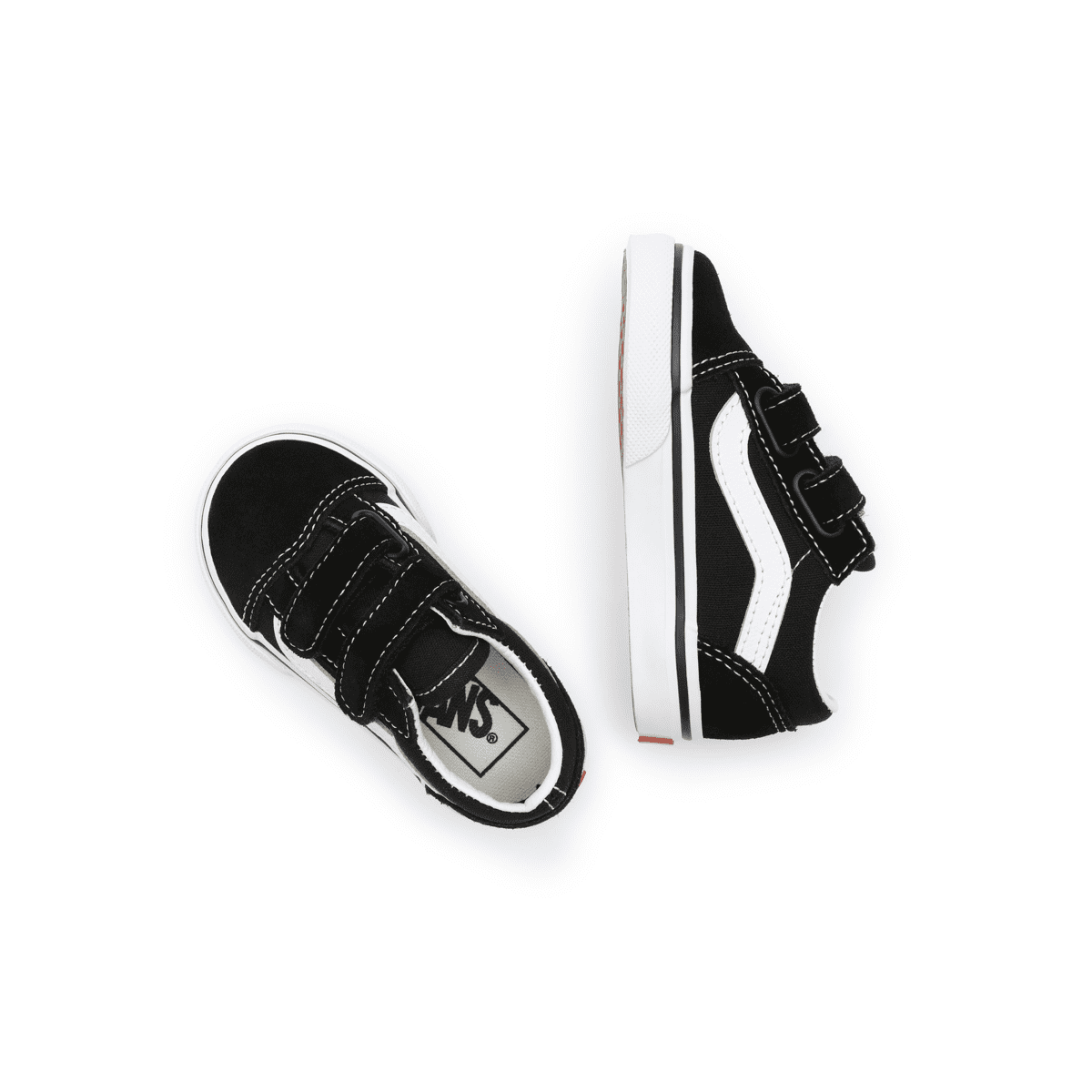 VANS Old Skool Velcro Zwart (VN000D3YBLK)