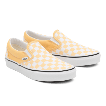 VANS Checkerboard Classic Slip-on Geel (VN000XG8AZV)