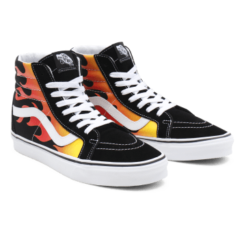 VANS Flame Sk8-hi Reissue Zwart (VN0A2XSBPHN)