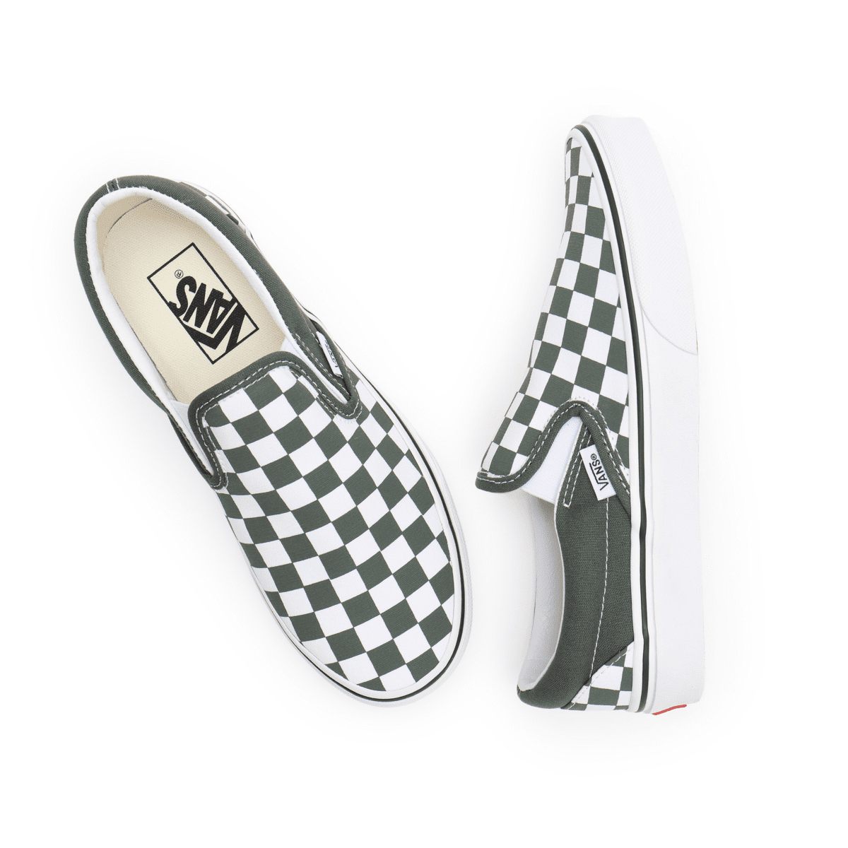 VANS Checkerboard Classic Slip-on Groen (VN0A33TB9HO)