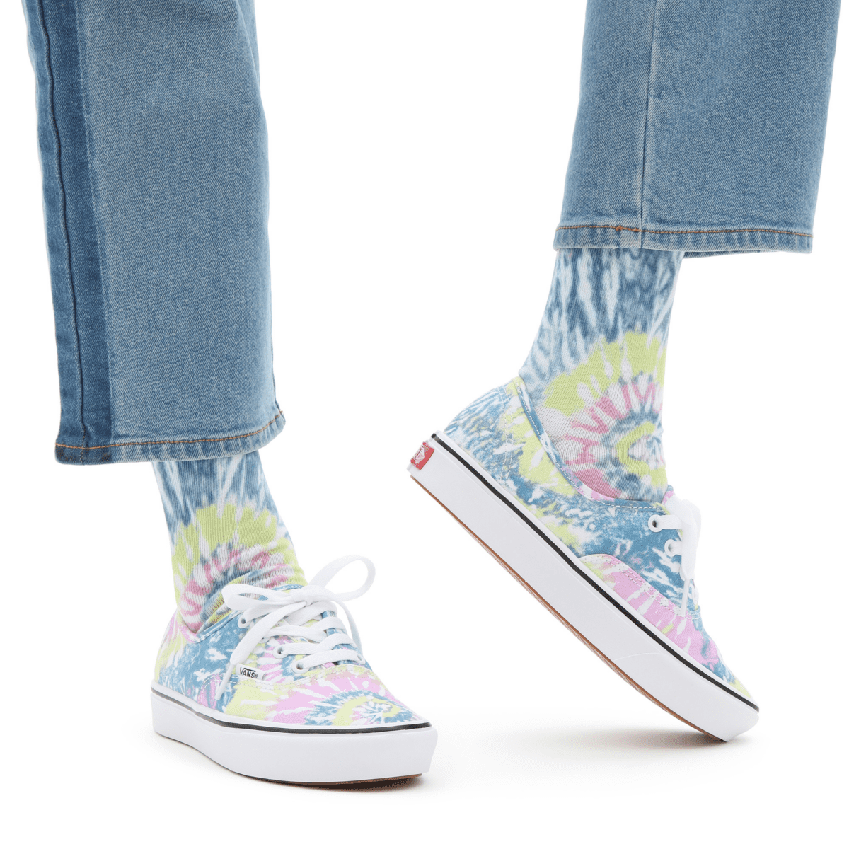 VANS Tie Dye Comfycush Authentic Multicolour (VN0A3WM749L)