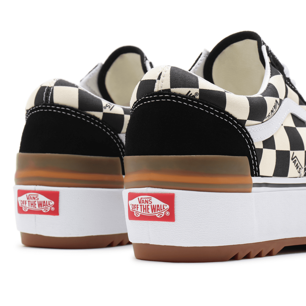 VANS Checkerboard Old Skool Stacked Zwart (VN0A4U15VLV)