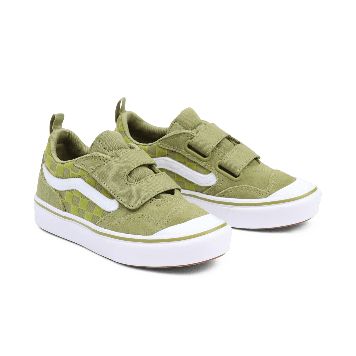 VANS Comfycush New Skool V Kinderschoenen Groen (VN0A4U1POLV)