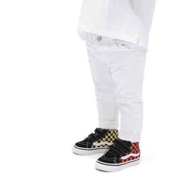 VANS Flame Logo Repeat Sk8-mid Reissue Velcro Zwart (VN0A5DXDABX)