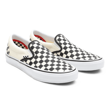 VANS Checkerboard Slip-on Skateschoenen Wit (VN0A5FCAAUH)
