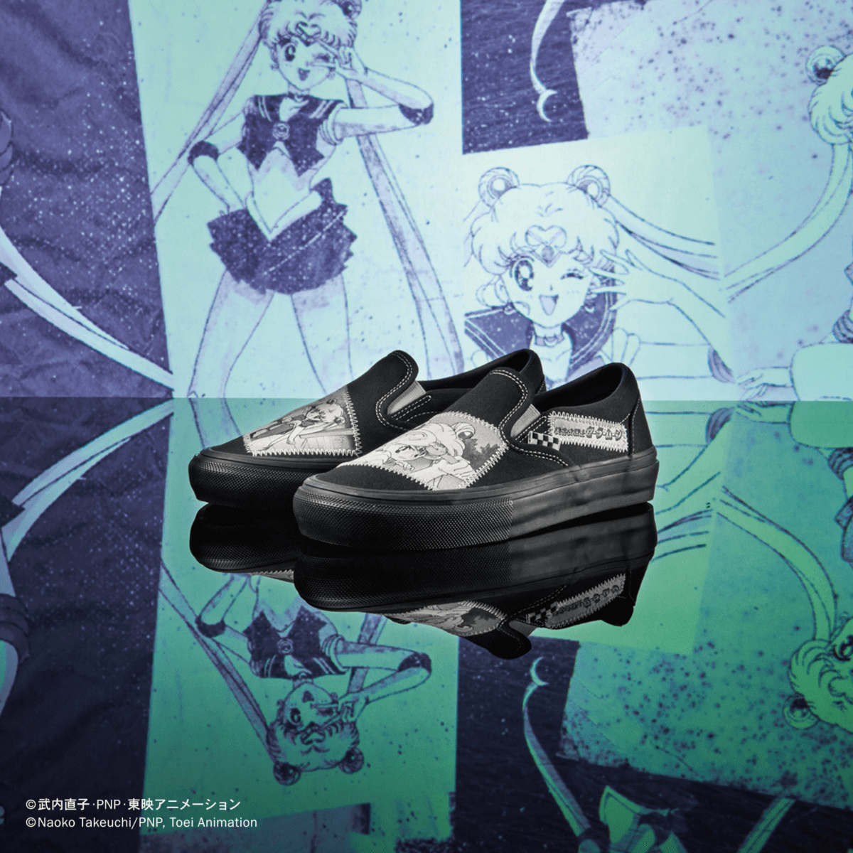 VANS Vans X Pretty Guardian Sailor Moon Skate Slip-on Wit (VN0A5FCAYB2)