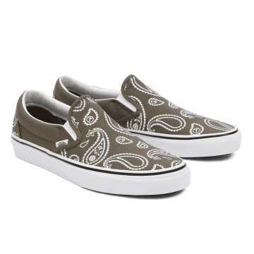 VANS Peace Paisley Classic Slip-on Groen (VN0A5JMHB0F)