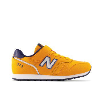 New Balance 373 Bungee Lace with Top Strap Marigold / Pigment (YV373V2-40539)