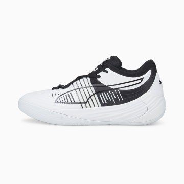Puma Fusion Nitro basketbalschoenen Wit/Zwart (376639-01)