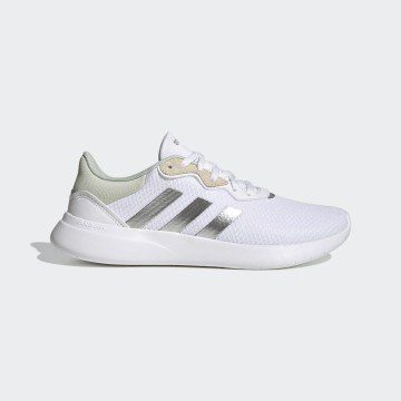 adidas QT Racer 3.0 Cloud White / Silver Metallic / Linen Green (GY9243)
