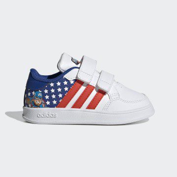 adidas Breaknet Cloud White / Bold Orange / Royal Blue (GZ7651)
