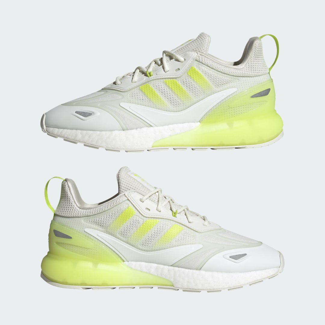adidas ZX 2K Boost 2.0 White Tint / Semi Solar Slime / Semi Solar Slime (GZ7734)