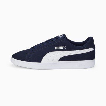 Puma Smash V2 brede Blauw/Wit (386436-04)